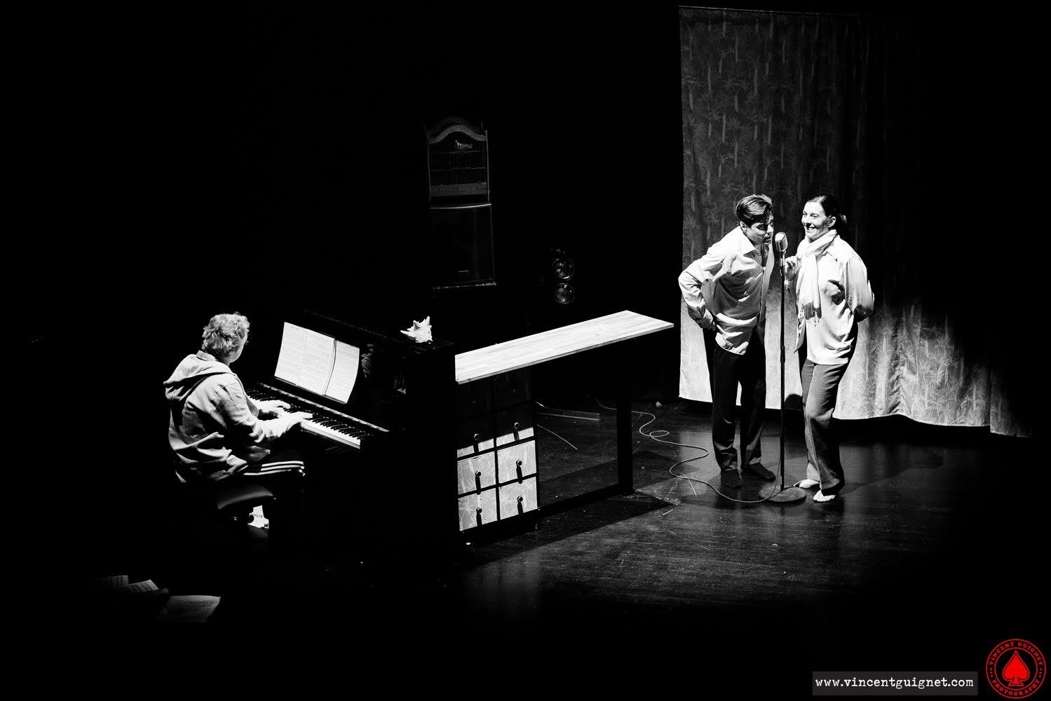 Cathy Stalder, Thomas Laubacher et Evaristo Perez